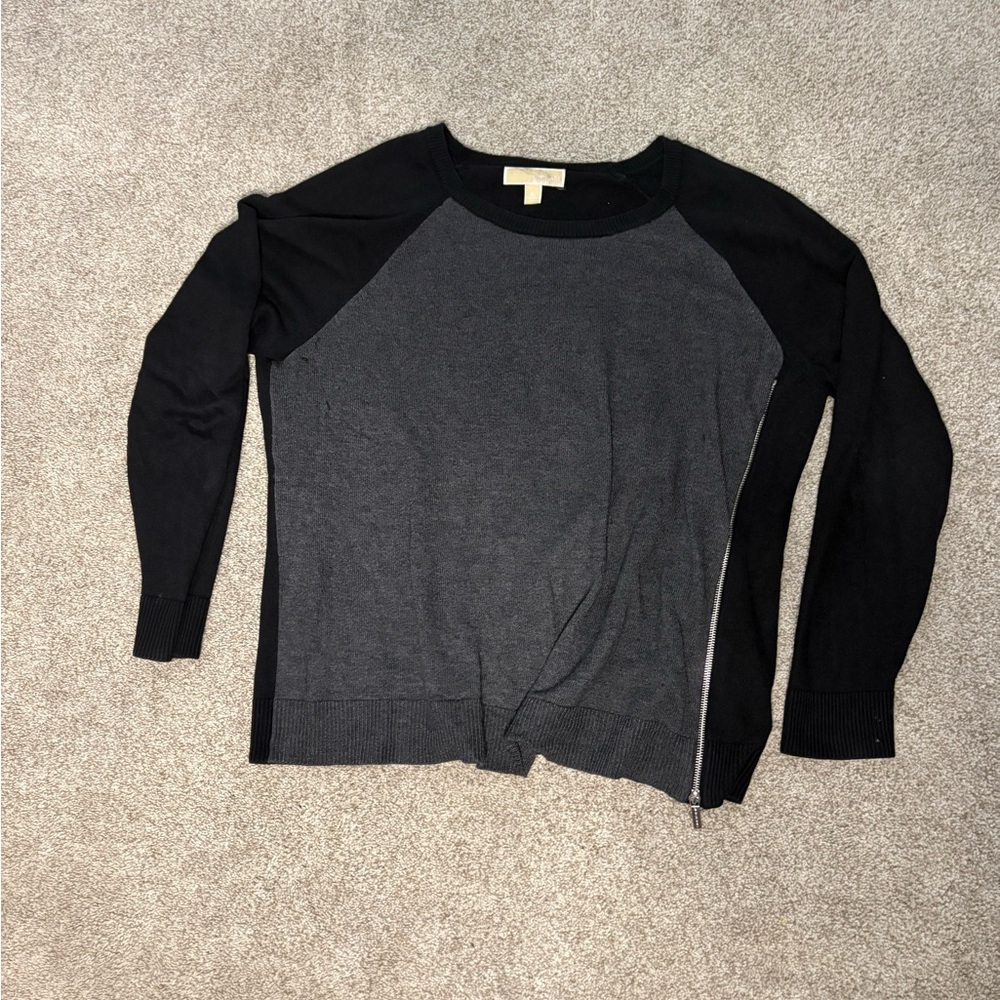 Michael Kors Two-Tone Crew Neck Sweater